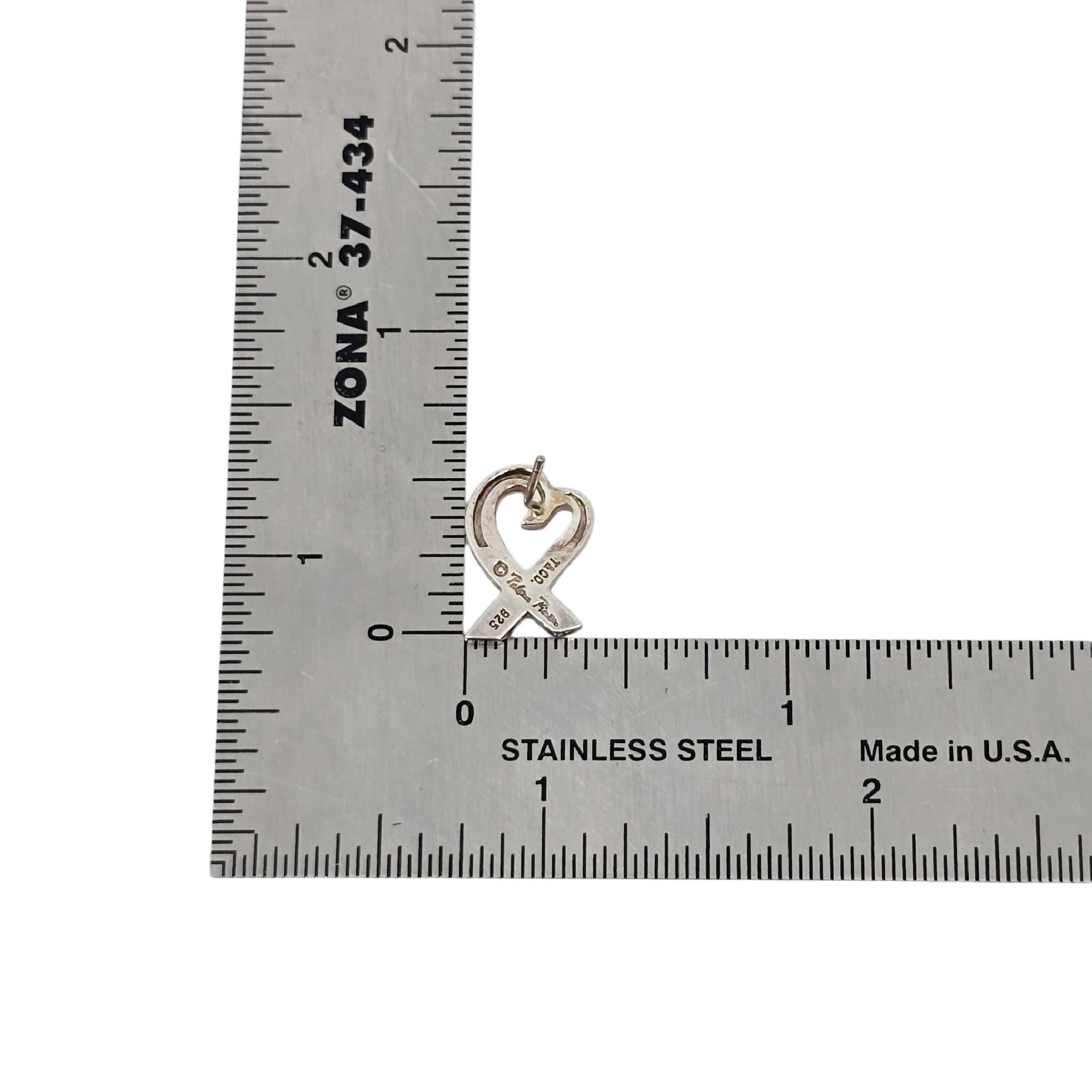 Tiffany & Co Paloma Picasso Sterlingsilber Loving Hearts Ohrringe #20806 im Angebot 5