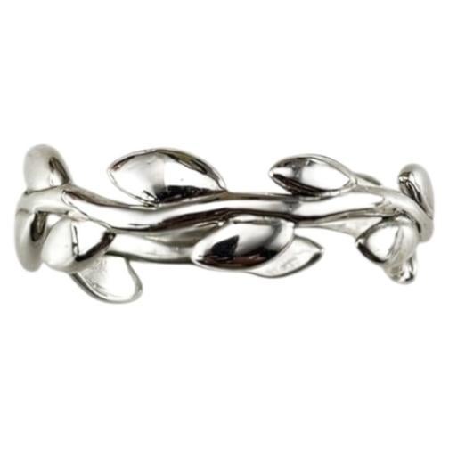 Tiffany and Co. Paloma Picasso Sterling Silver Olive Leaf Ring