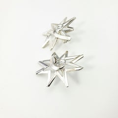 Tiffany & Co. Paloma Picasso Sterling Silver Starburst Earrings