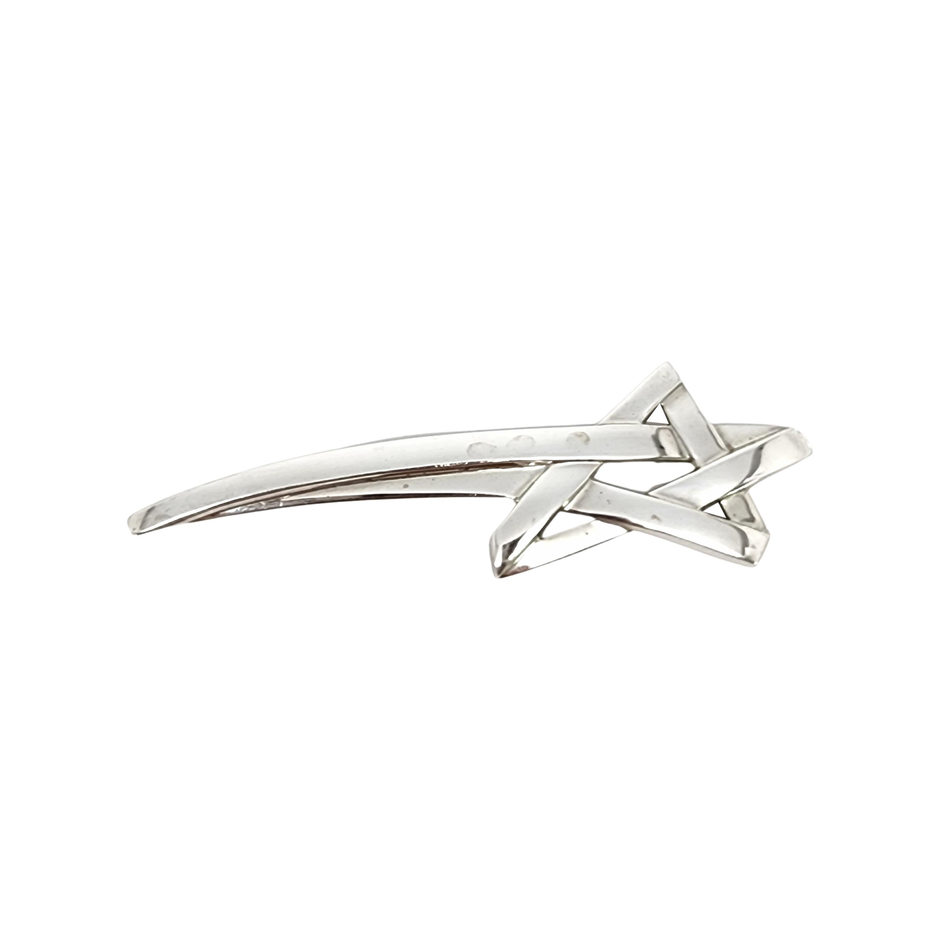 Tiffany & Co Paloma Picasso Sterling Silver XL Shooting Star Pin 6