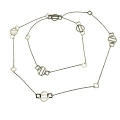 Tiffany & Co. Paloma Picasso Sterling Silver Zellige Necklace with Box#22958