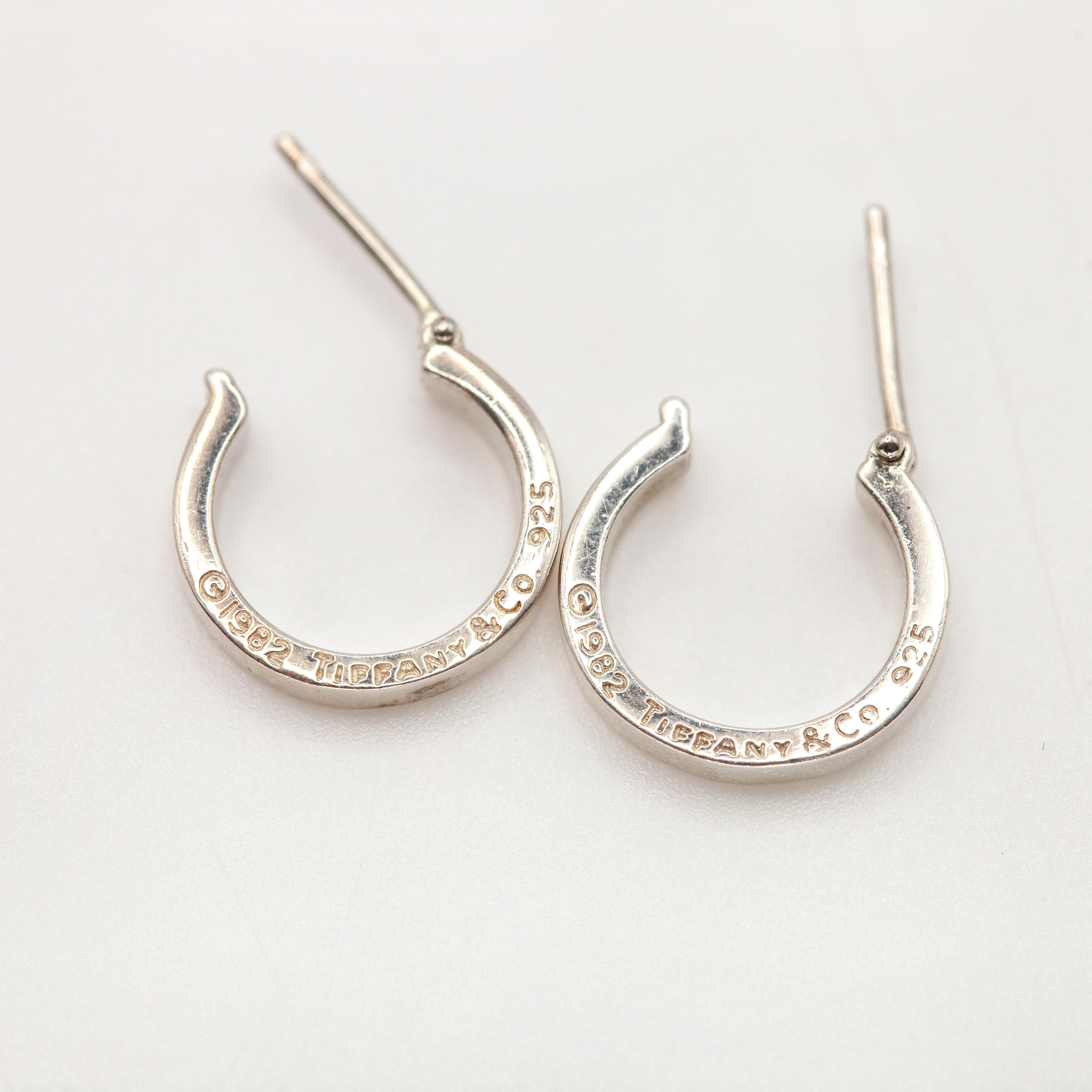 Tiffany & Co. Paloma Picasso - Orecchini a goccia con triplo cerchio in sterling in vendita 2