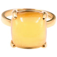 Tiffany & Co. Paloma Picasso Bague Citrine Sugar Stack en or 18 carats 8 carats