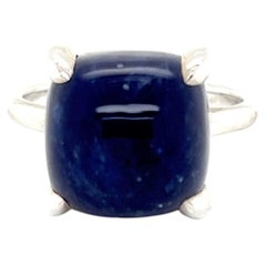Tiffany & Co. Paloma Picasso Sugar Stacks Sodalite Sterling Silver Ring