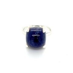Tiffany & Co. Bague « Sugar Stacks » en argent sterling et sodalite de Paloma Picasso, taille 7