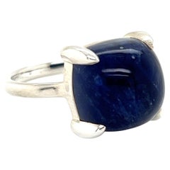 Tiffany & Co. Bague « Sugar Stacks » en argent sterling et sodalite de Paloma Picasso, taille 7