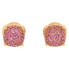 Tiffany & Co. Paloma Picasso Sugar Stacks Stud Earrings 18K Rose Gold