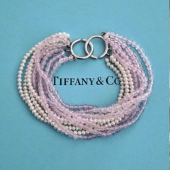 Tiffany & Co. Paloma Picasso Torsade Bracelet with Rose Quartz & Pearls