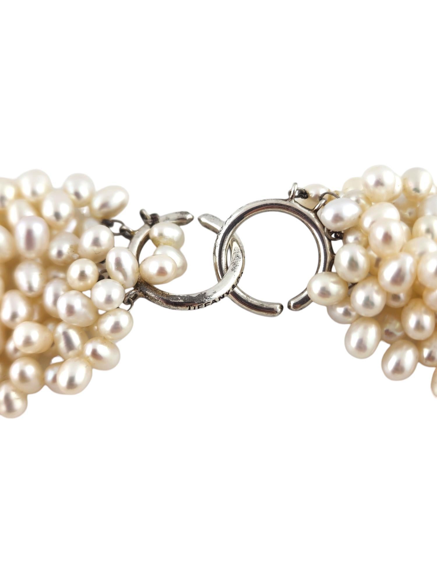 Tiffany & Co Paloma Picasso Torsade Sterling  8 Strand Pearl Necklace #19093 In Good Condition In Washington Depot, CT