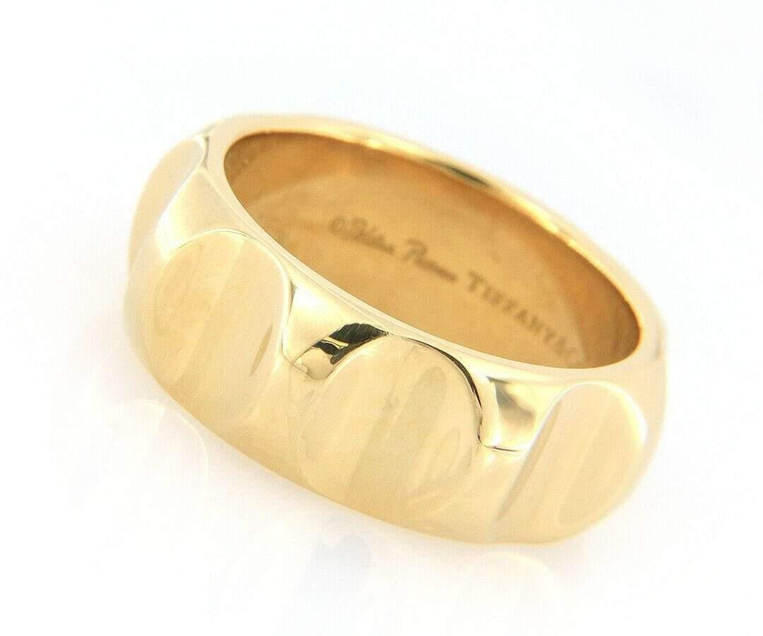 Tiffany & Co. Paloma Picasso True Love Ring aus 18 Karat Gelbgold im Angebot 1
