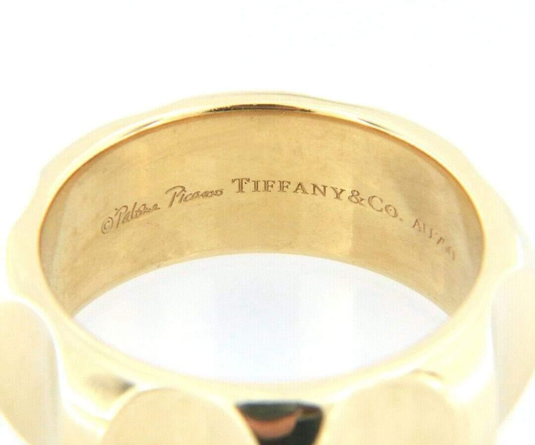 Tiffany & Co. Paloma Picasso True Love Ring in 18K Yellow Gold In Excellent Condition For Sale In Vienna, VA