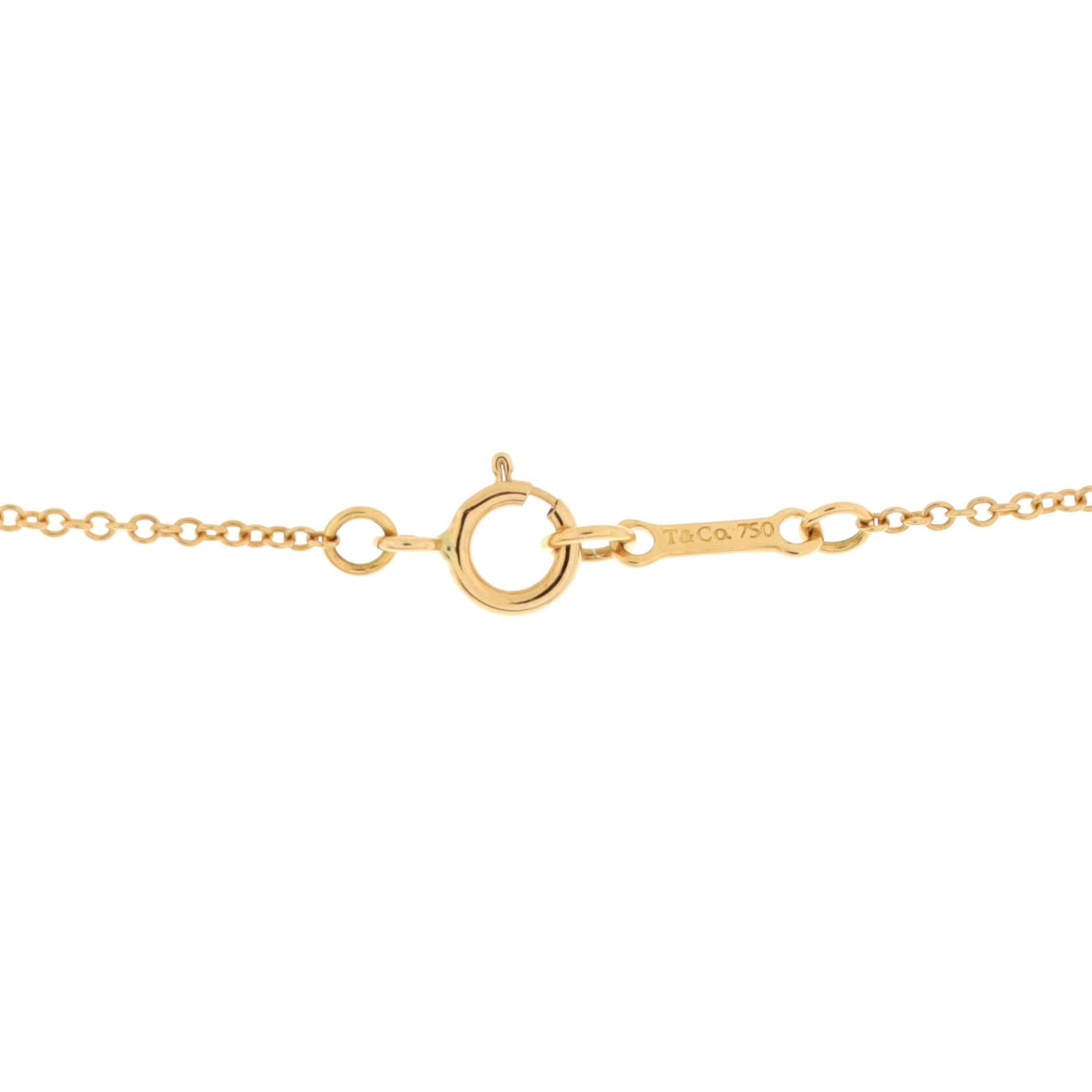 Women's or Men's Tiffany & Co. Paloma Picasso Villa Palm Leaf Pendant Necklace 18K Yellow
