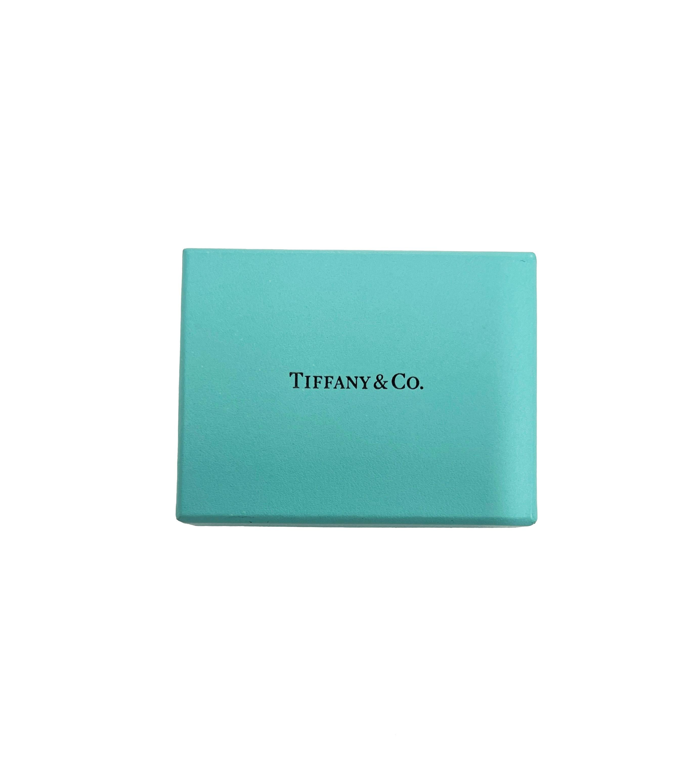  Tiffany & Co. Boucles d'oreilles Paloma Picasso X Graffiti en or jaune 18 carats avec diamants 0,1 carat Unisexe 