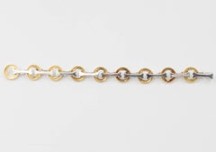 Tiffany & Co. Paloma Picasso XO Bracelet, 18 Karat Yellow Gold and Silver