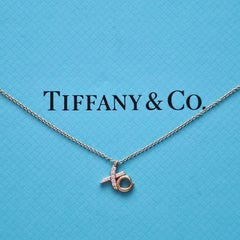 Tiffany & Co. Paloma Picasso XO Diamond Necklace in 18K Yellow Gold