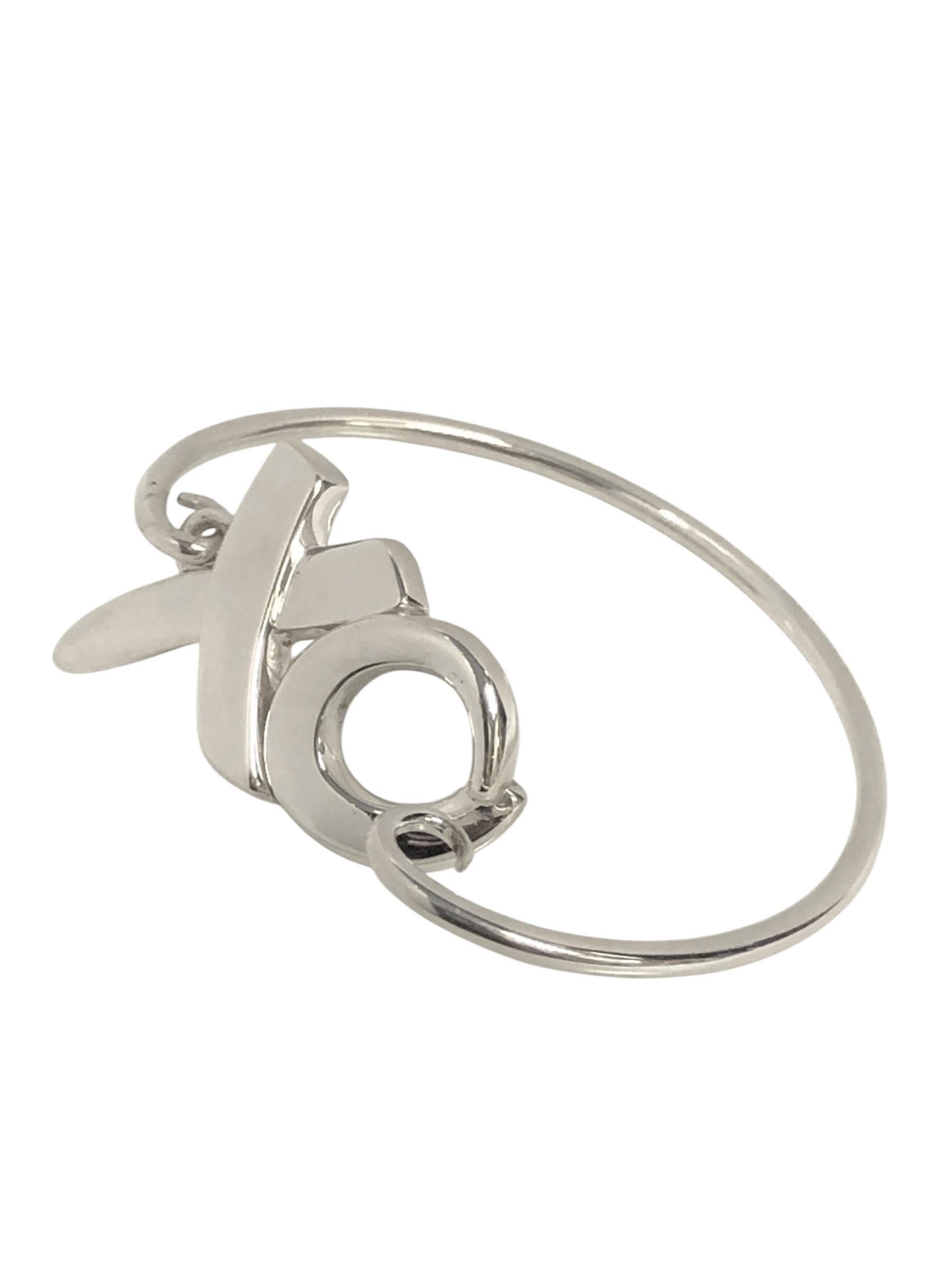 Tiffany & Co Paloma Picasso XO Pulsera de plata de ley en Excelente estado para la venta en Chicago, IL