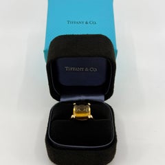 Tiffany & Co Paloma Picasso Yellow Citrine Lemon Quartz Sugarstack 18k Gold Ring