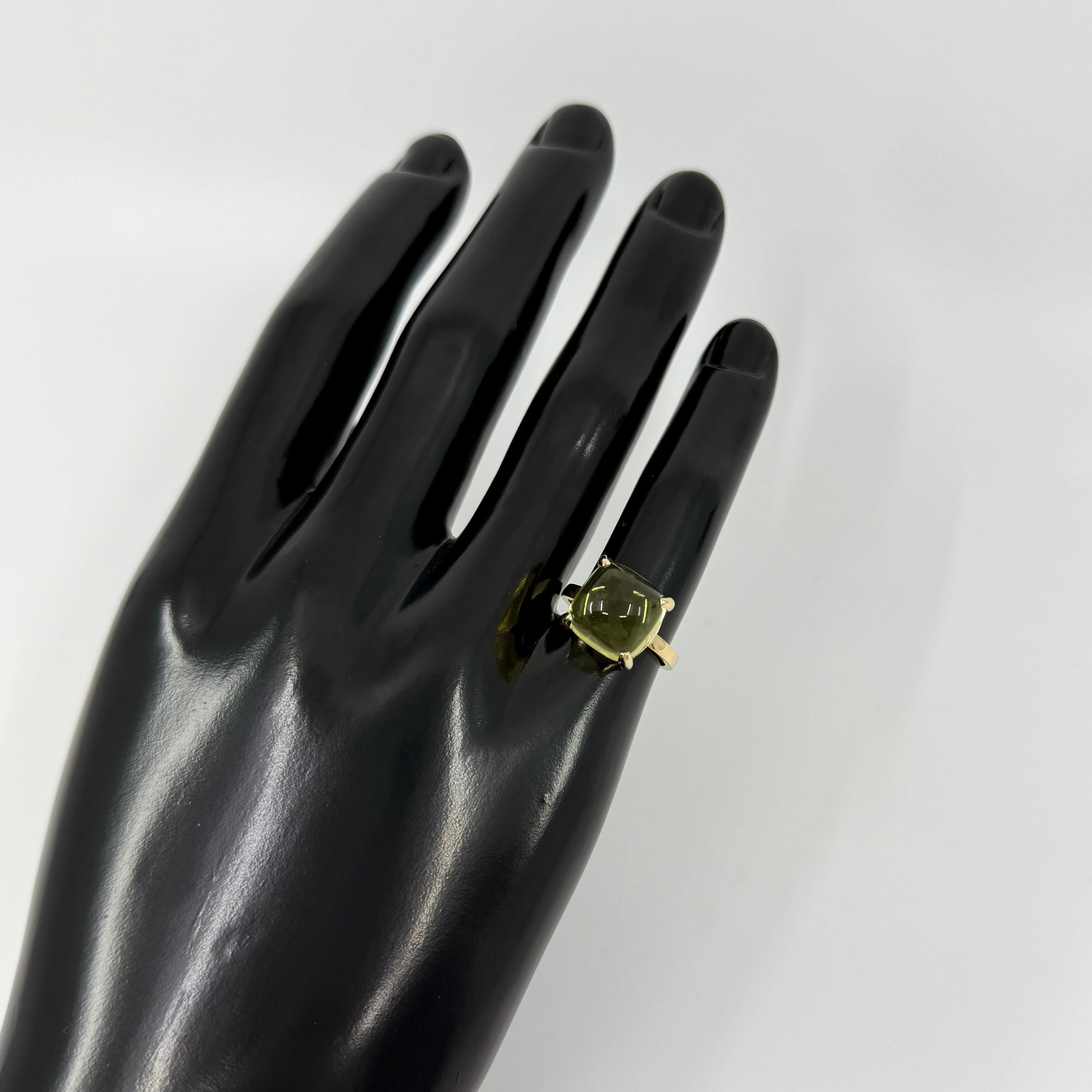 Women's or Men's Tiffany & Co Paloma Picasso Yellow Citrine Lemon Quartz Sugarstack 18k Gold Ring