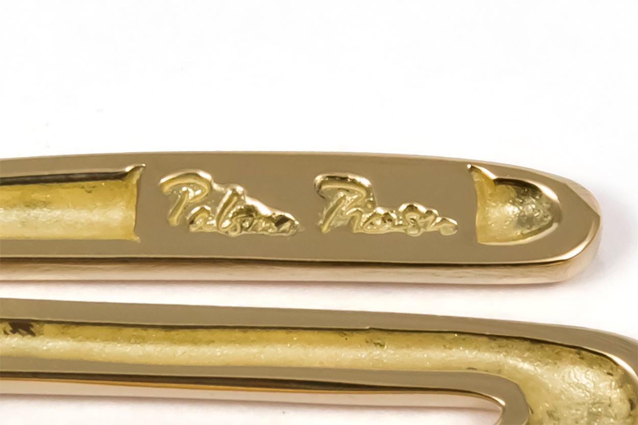 Tiffany & Co. Paloma Picasso Zig Zag Brooch Pin 18 Karat Yellow Gold 1