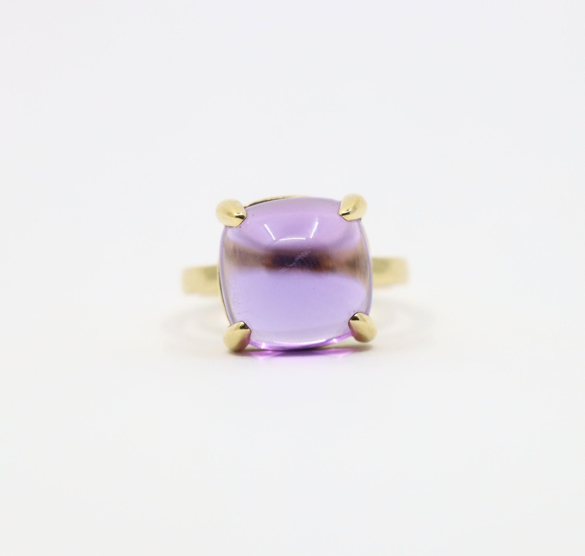 Tiffany & Co. Anello Paloma Sugar Stacks Amethyst 18KT Gold In condizioni buone in vendita a Flushing, NY