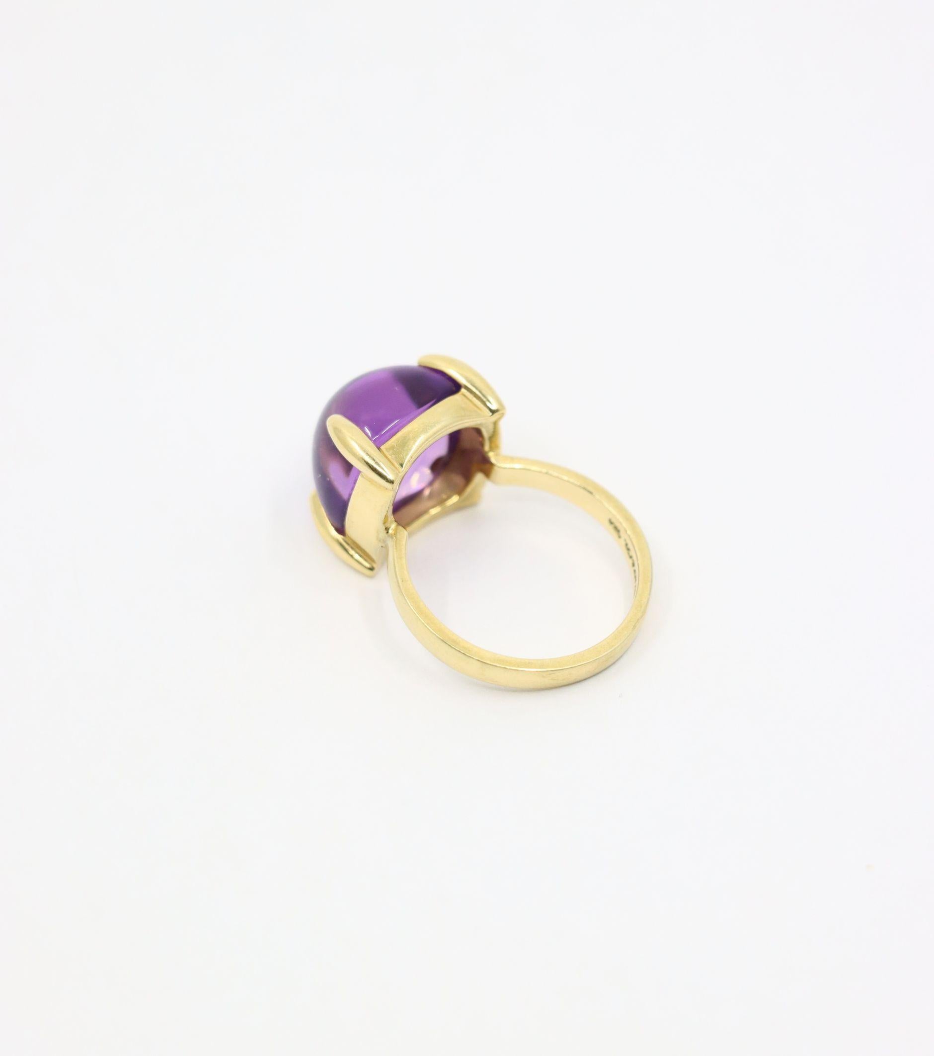 Tiffany & Co. Anello Paloma Sugar Stacks Amethyst 18KT Gold in vendita 1