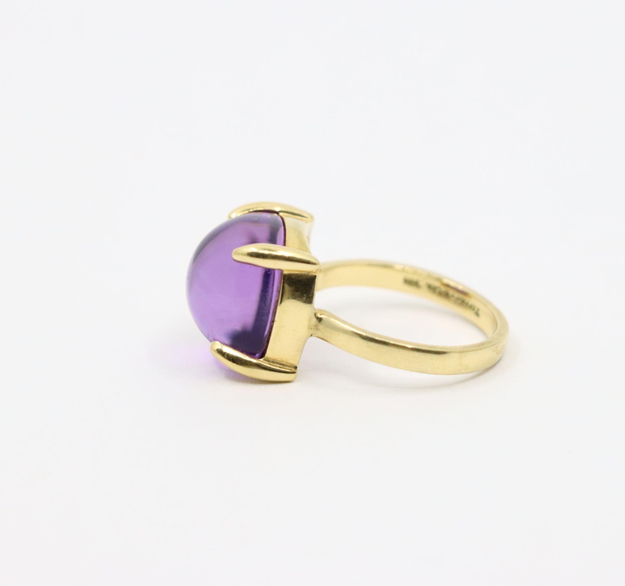 Tiffany & Co. Anello Paloma Sugar Stacks Amethyst 18KT Gold in vendita 2