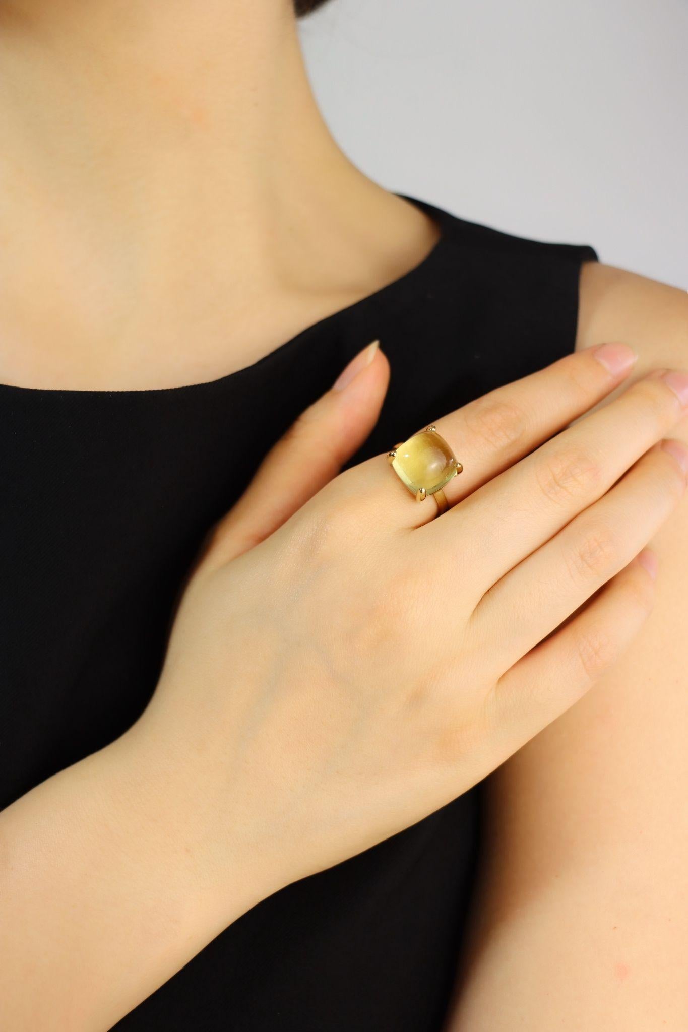 Tiffany & Co. Anello Paloma Sugar Stacks Lemon Citrine in oro 18KT

Contrassegnato:
Tiffany & Co.
Paloma Picasso
750

Fa parte della Sugar Stack's Collection - disegnata da Paloma Picasso for Tiffany & Co.

Dimensioni approssimative:
5,5 (misura