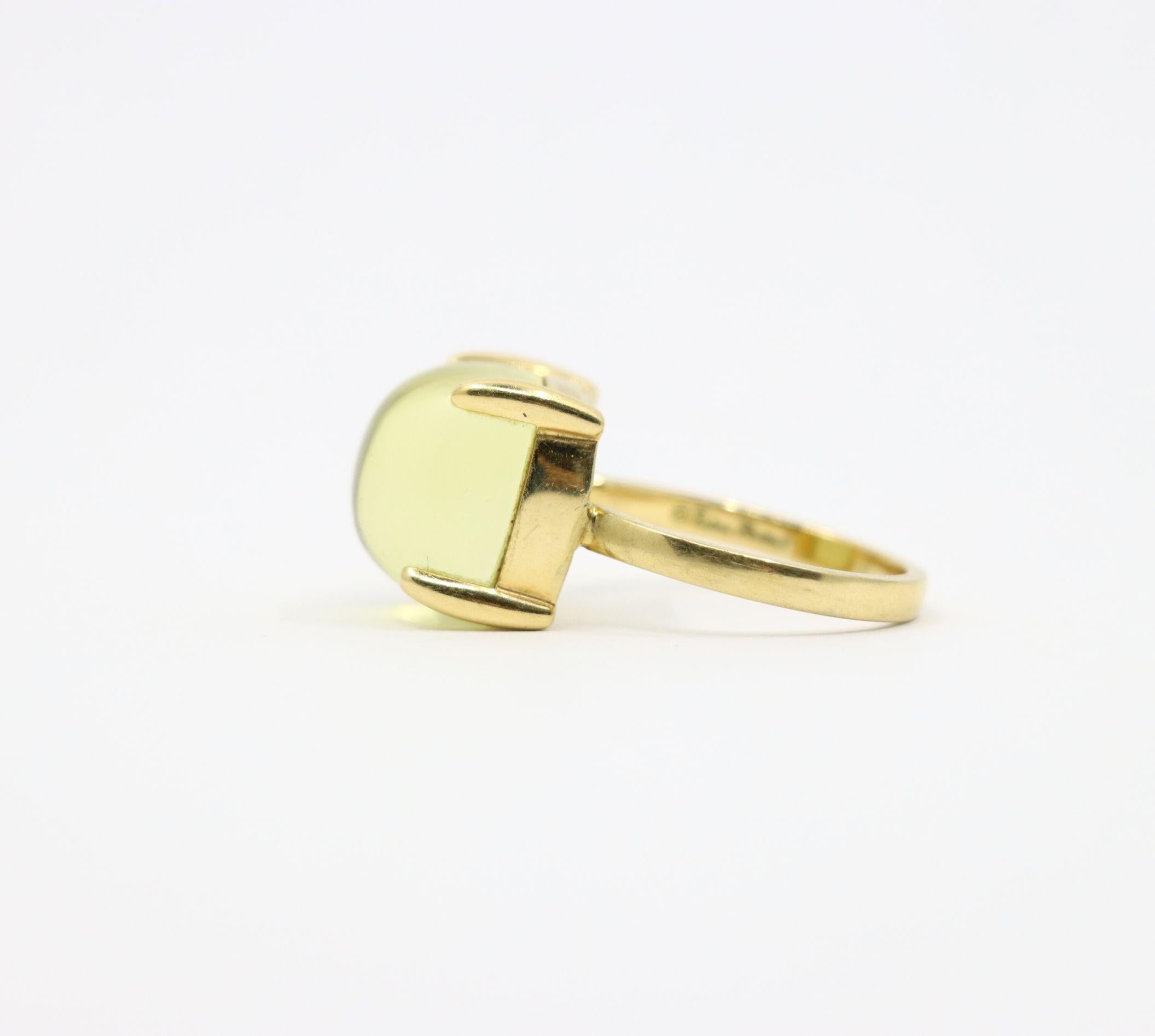 Donna Tiffany & Co. Anello Paloma Sugar Stacks Citrine in oro 18KT in vendita