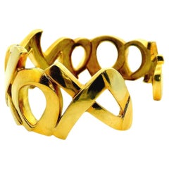 Tiffany & Co. Brazalete Paloma XO Oro Amarillo 18k Talla 17