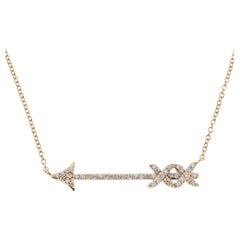 Tiffany & Co. Paloma's Graffiti Diamond Arrow Pendant Necklace