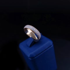 Tiffany & Co. Palomas Melody 18K Rose Gold Diamond Ring, Size 4