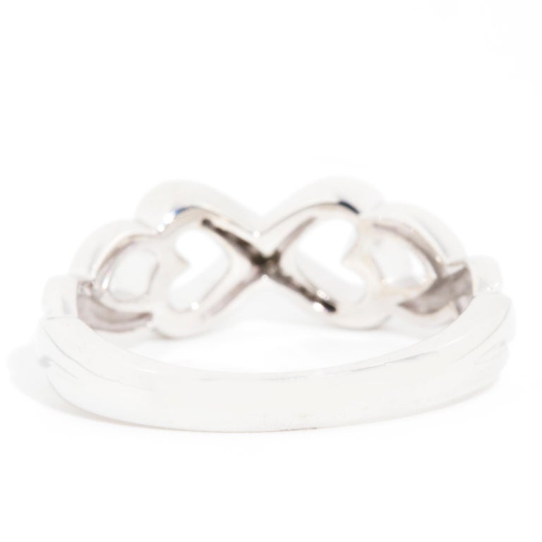 Tiffany and Co. Palomo Picasso Vintage Twisting Heart Ring in 18 Carat ...