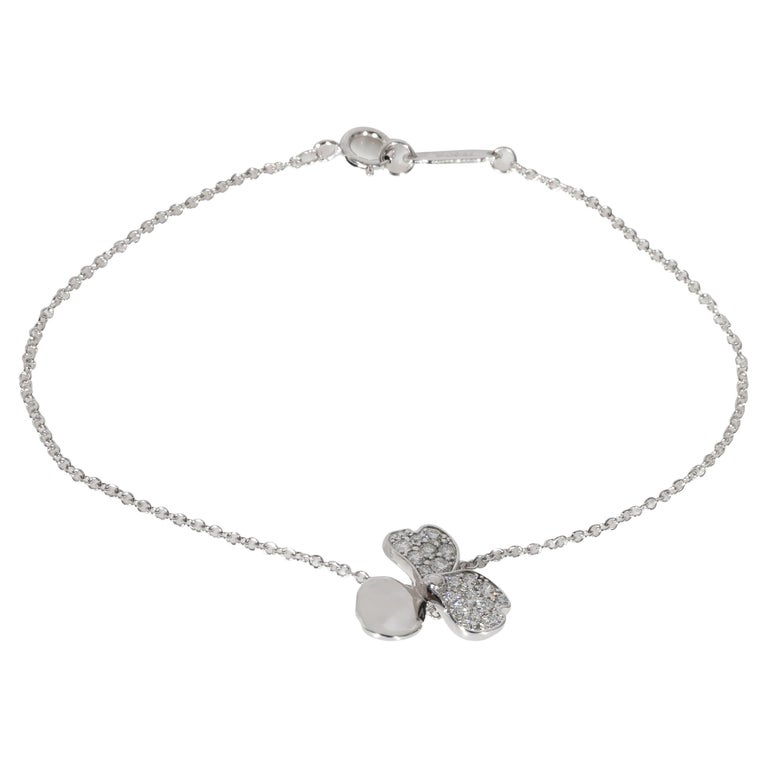 Tiffany and Co. Paper Flower Diamond Bracelet in Platinum 0.17 CTW For