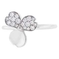 Platinring mit Papierblumen-Diamant von Tiffany & Co.