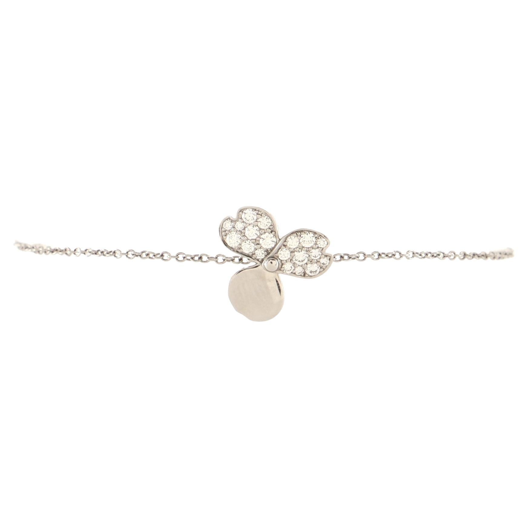 Tiffany 
Co. Paper Flowers Bracelet Platinum with Diamonds