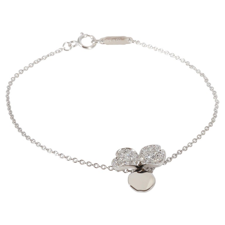 Tiffany and Co. Paper Flowers Diamond Bracelet in 950 Platinum 0.17 CTW For  Sale at 1stDibs | tiffany paper flower bracelet, tiffany and co flower  bracelet, tiffany flower bracelet