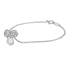 Tiffany & Co. Paper Flowers Diamond Bracelet Platinum 6.5 Inches