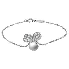 Tiffany & Co. Paper Flowers Diamond Bracelet Platinum 6.5 Inches