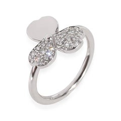 Tiffany & Co. Paper Flowers Diamond Ring in Platinum 0.16 CTW