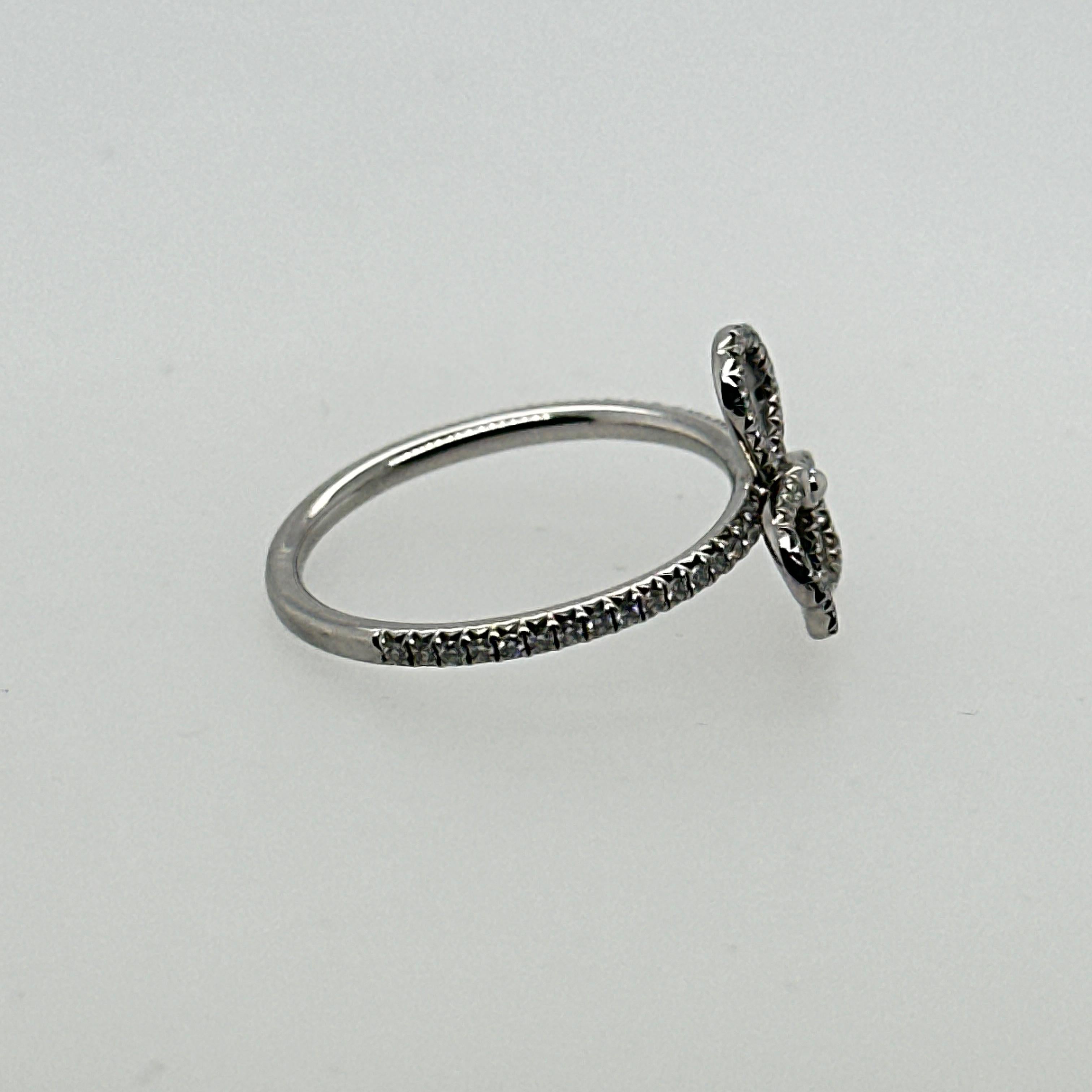 Anello in platino e diamanti Tiffany & Co. in vendita 2