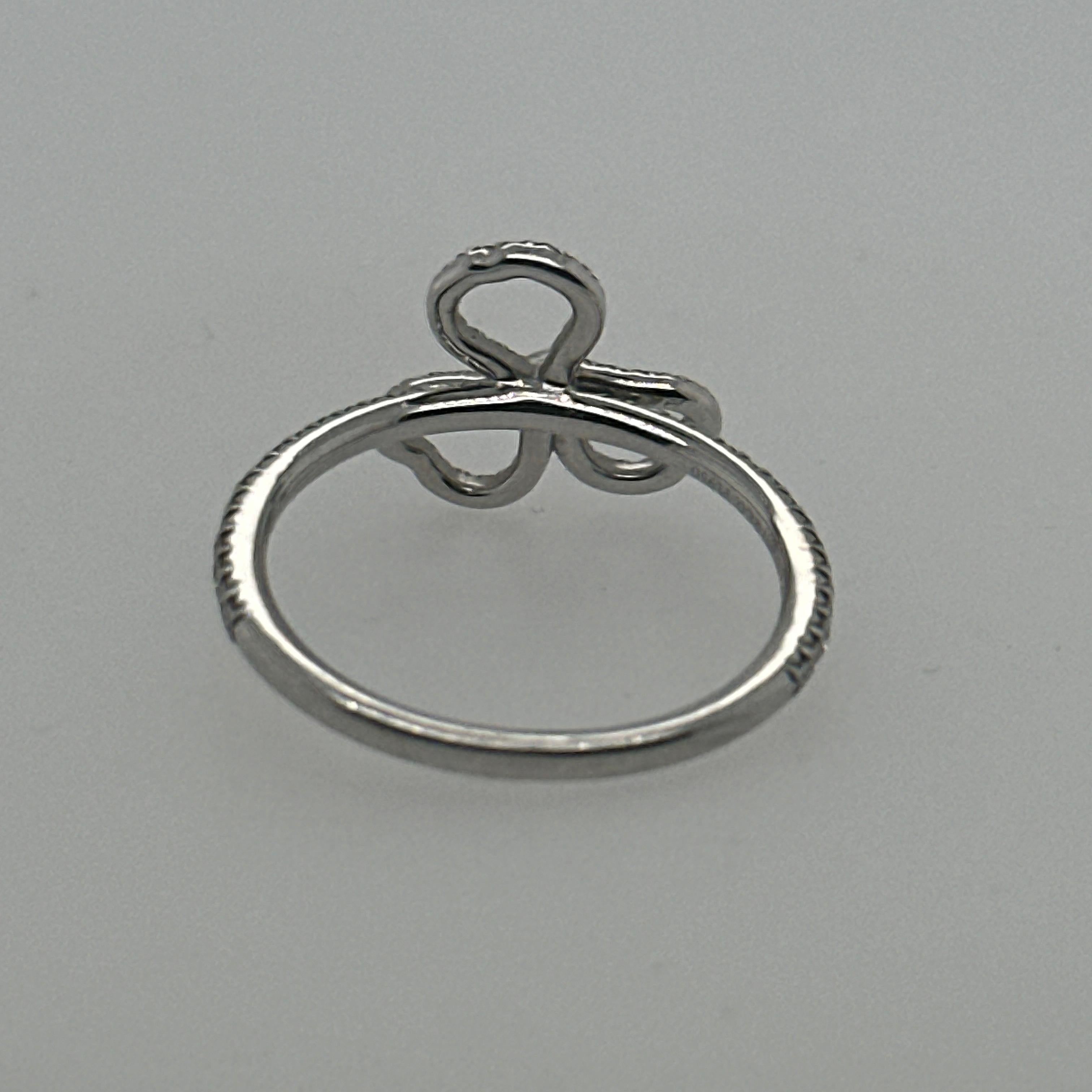 Anello in platino e diamanti Tiffany & Co. in vendita 3