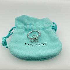 Tiffany & Co Paper Flowers Platinum & Diamond Ring