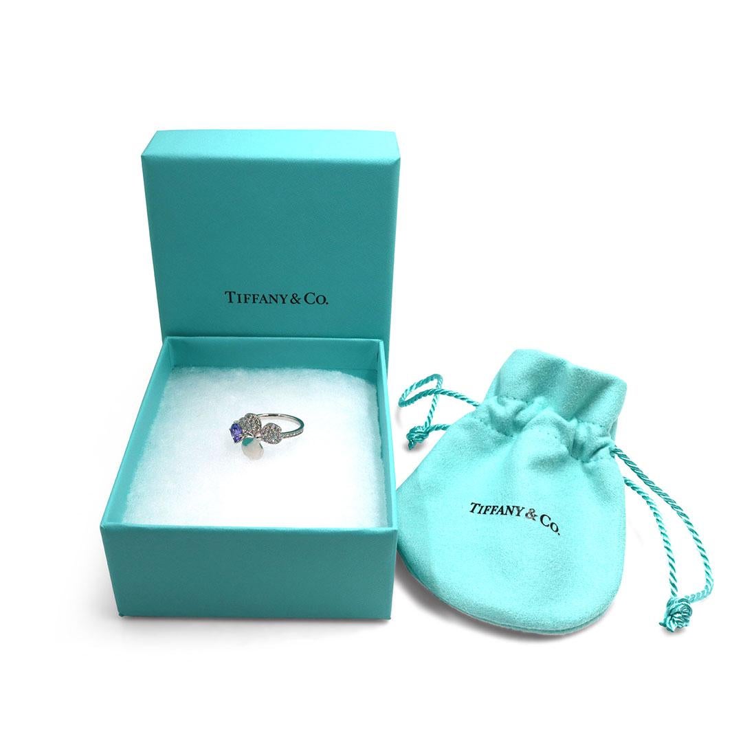 Women's or Men's Tiffany & Co. Paper Flowers Platinum Ring