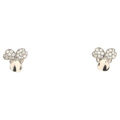 Tiffany & Co. Paper Flowers Stud Earrings Platinum and Diamonds