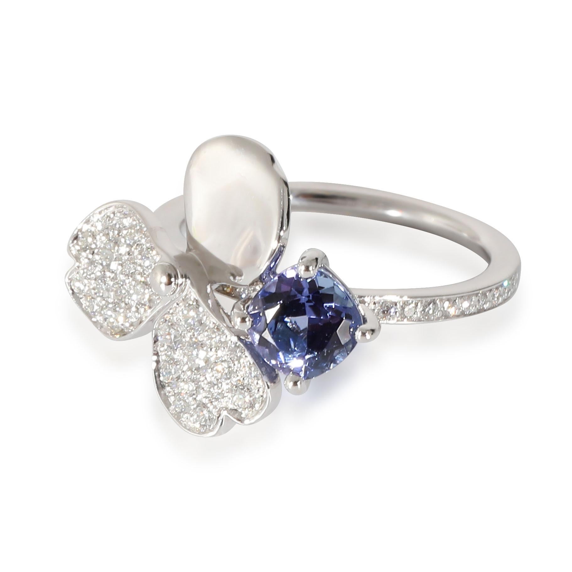 Tiffany & Co. Papierblumen Tansanit Mode-Ring in  0.3 CTW Platin für Damen oder Herren