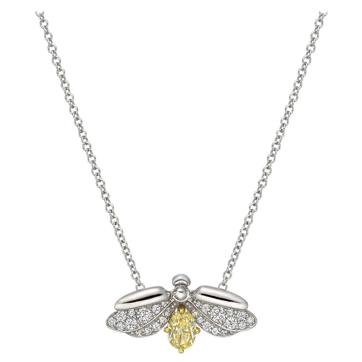 Tiffany & Co. "Paper Flowers" Yellow Diamond Firefly Pendant