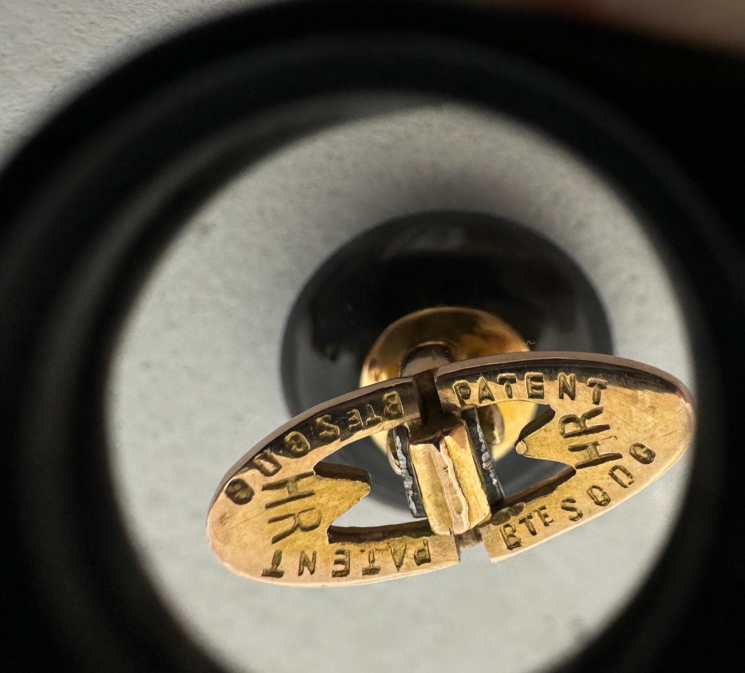 Tiffany & Co Paris Art Deco Cufflinks & Studs in Gold, Onyx, MOP and Diamonds For Sale 2