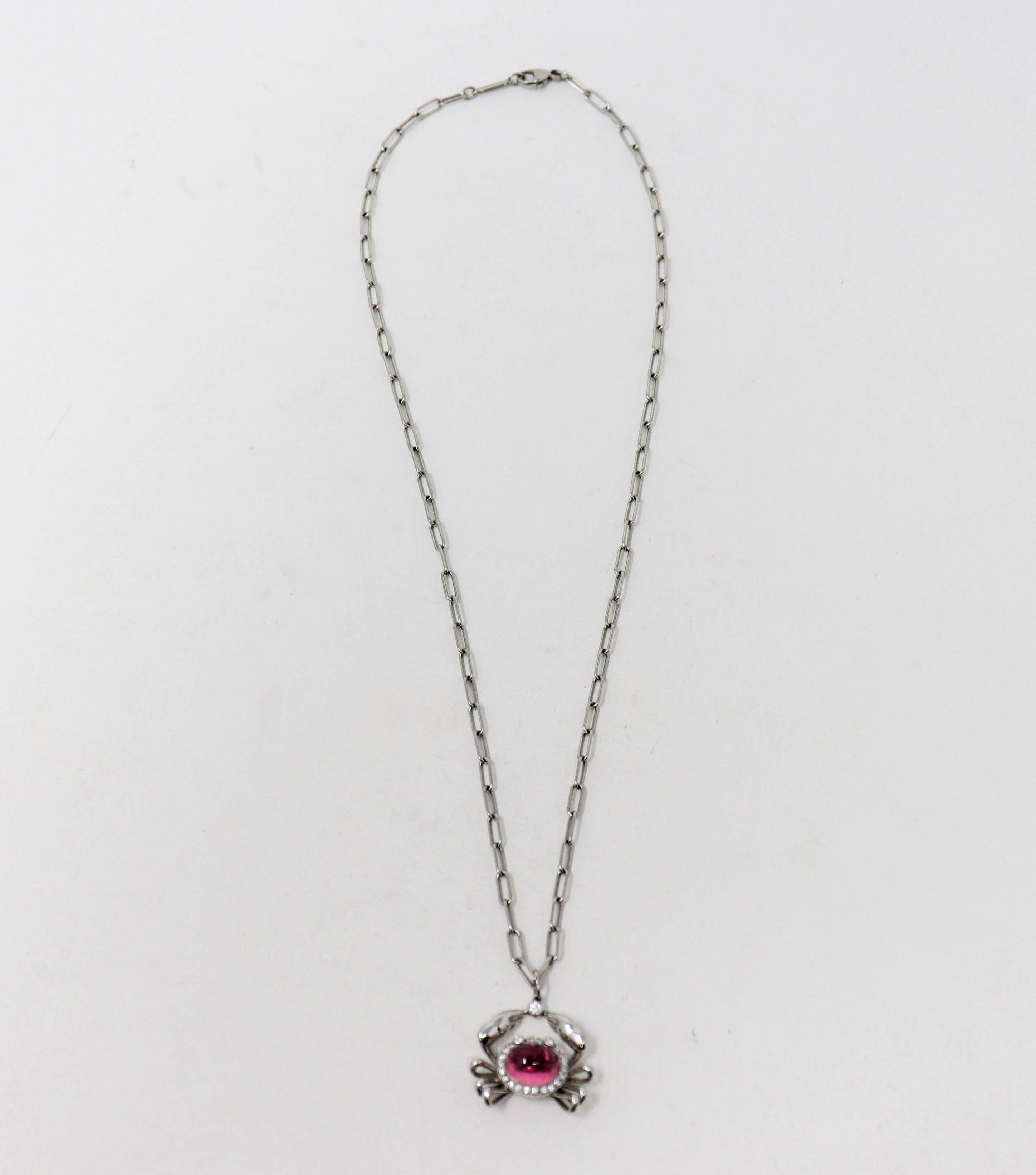 crab necklace tiffany