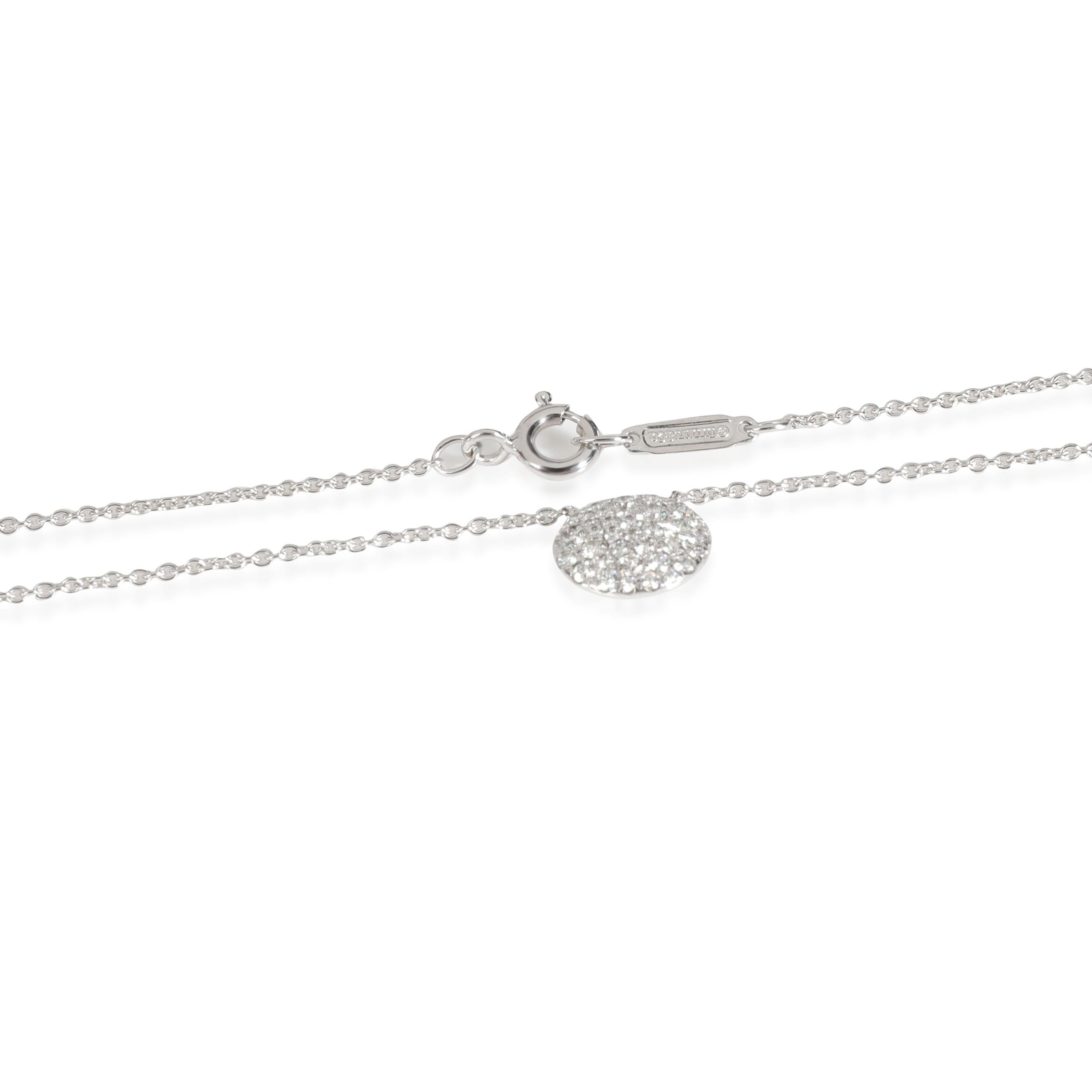 pave diamond necklace tiffany