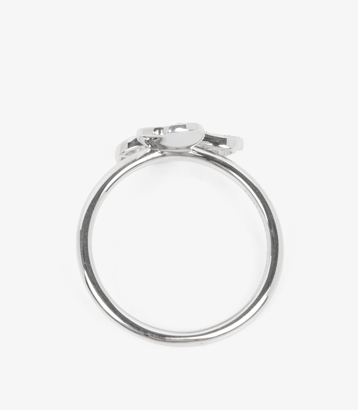 Women's or Men's Tiffany & Co. Pave Diamond Platinum Paper Flowers Ring For Sale